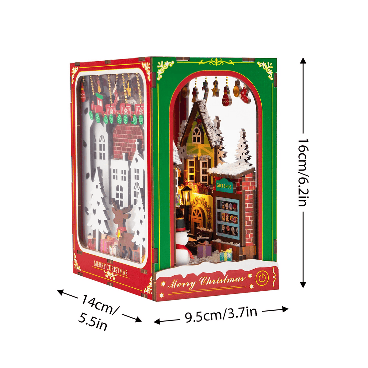 Book Nook Winter of christmas