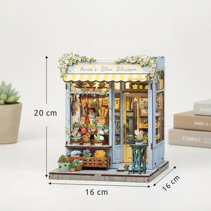 Book Nook Anna's Blue Blossom