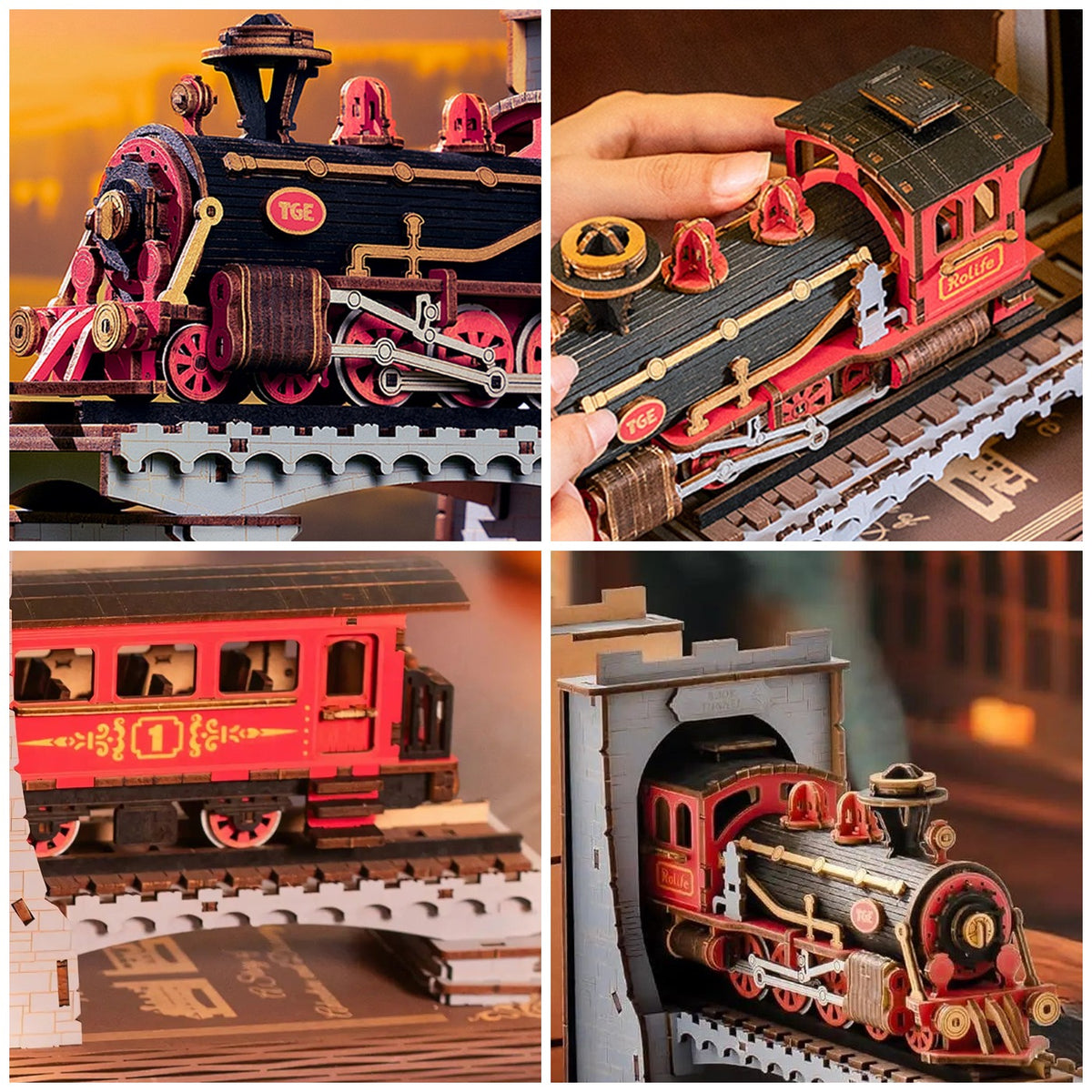 Book Nook Century Train details produit