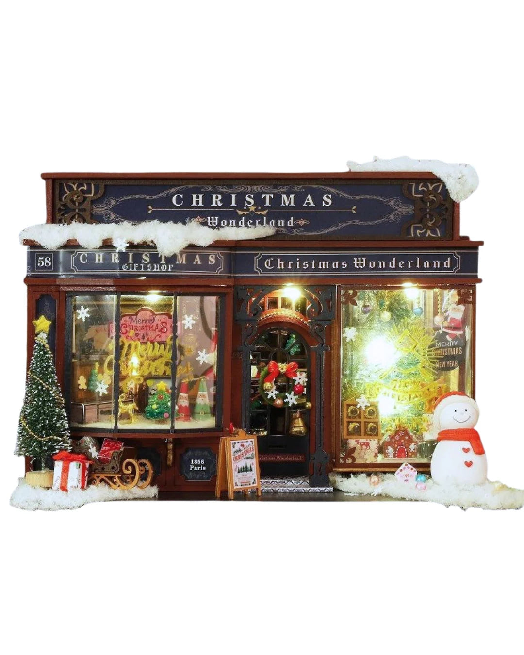 Book Nook Christmas Wonderland