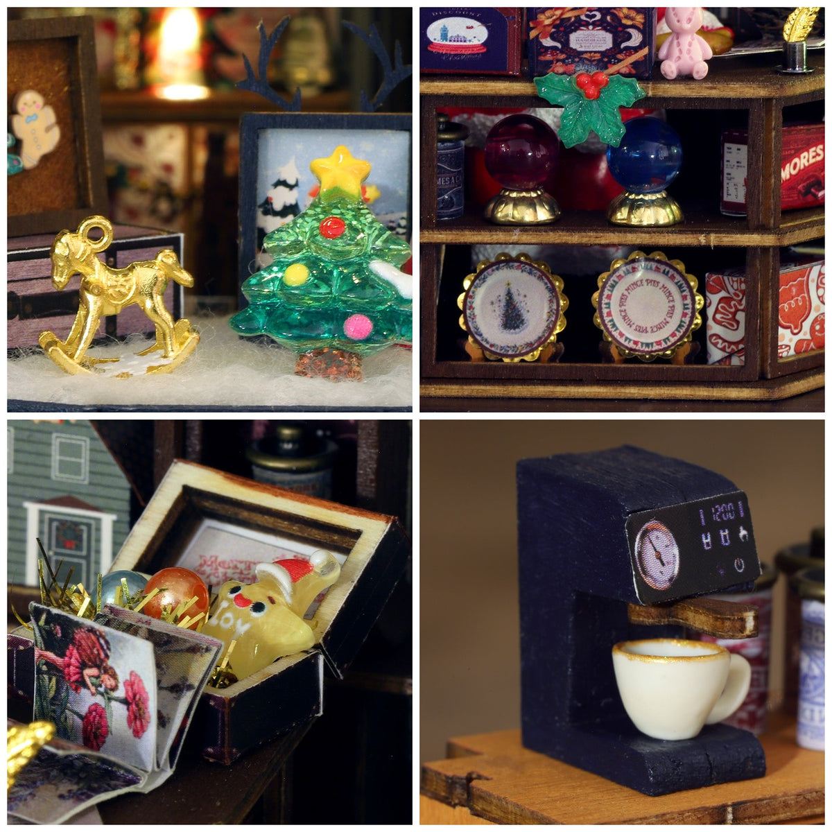 Book Nook Christmas Wonderland details produit