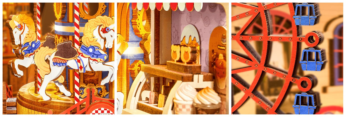 Book Nook Fairytale Amusement Park details produit