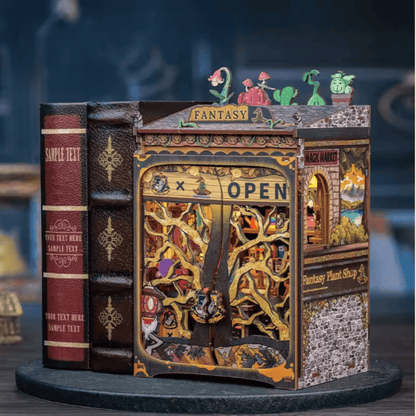 Book Nook Fantasy Plant Shop