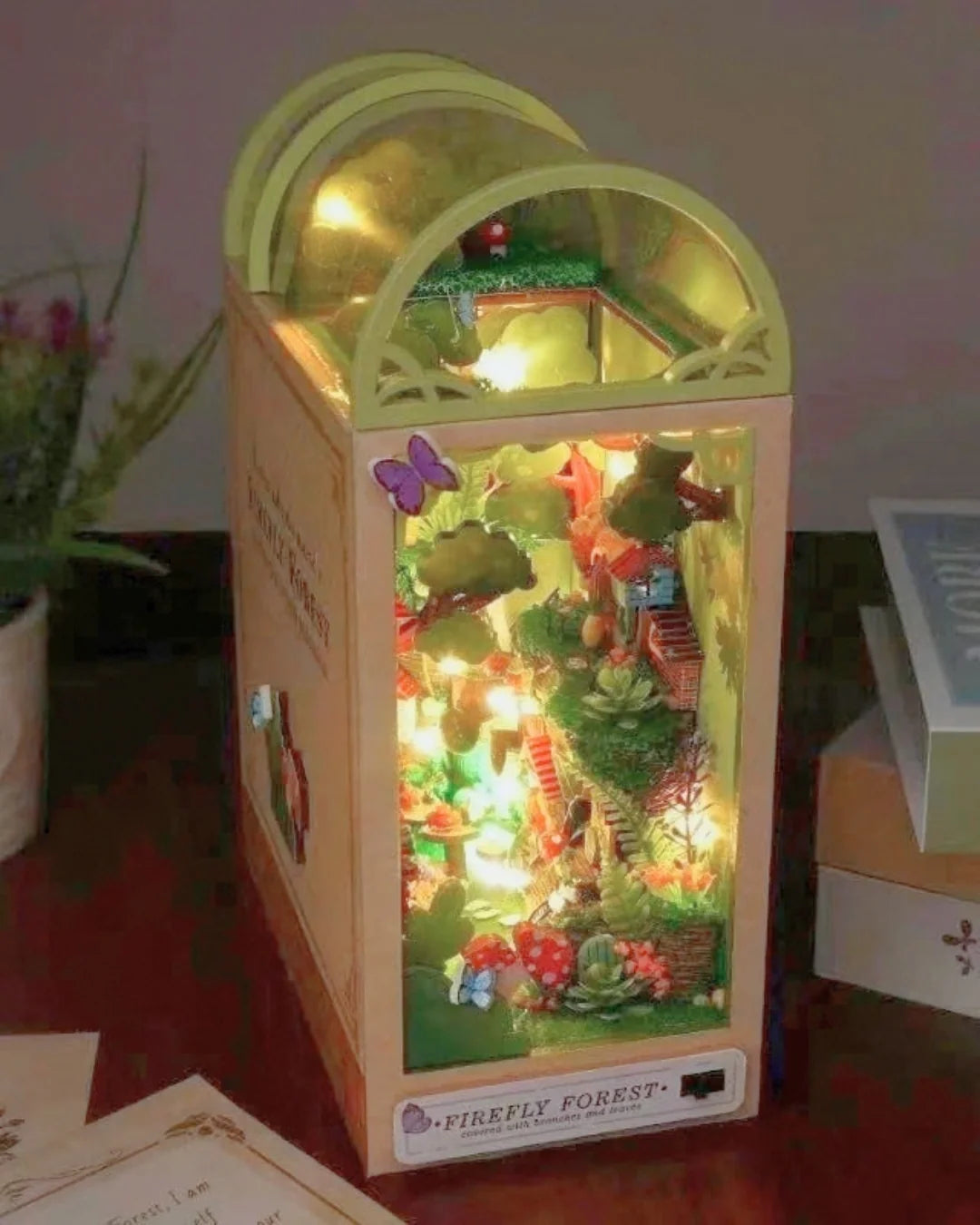 Book Nook Firefly Forest