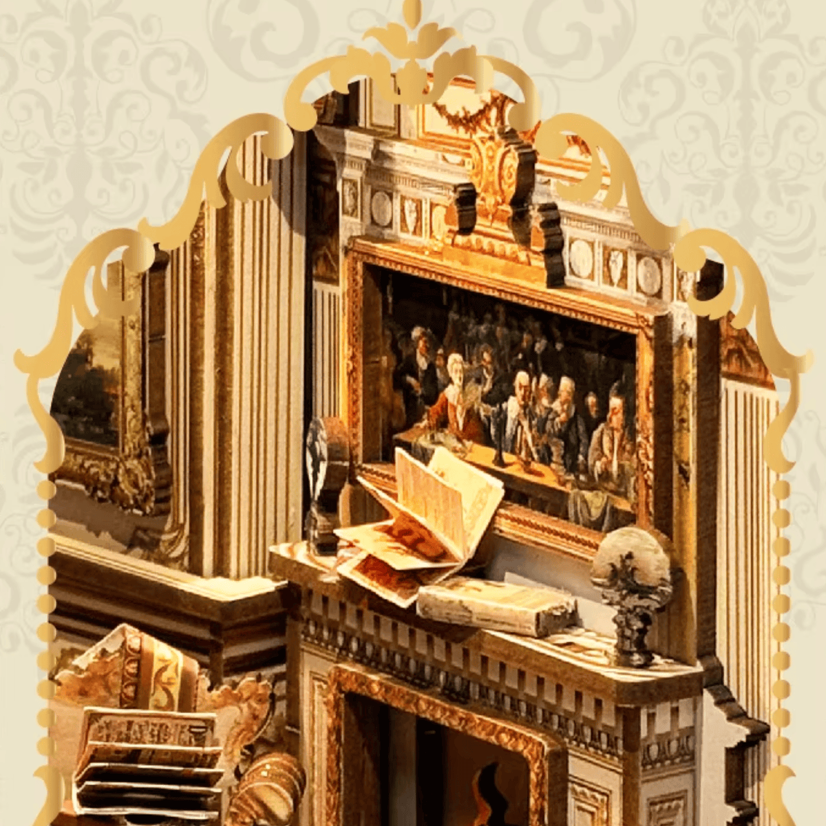 Book Nook Gorgeous Manor