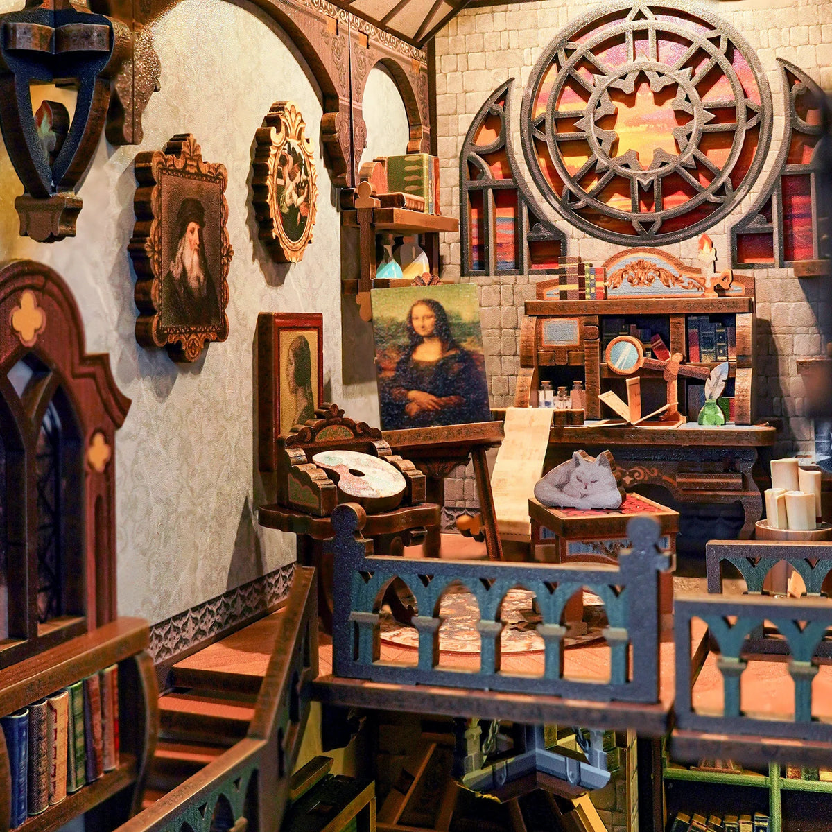 Book Nook Leonardo Da Vinci