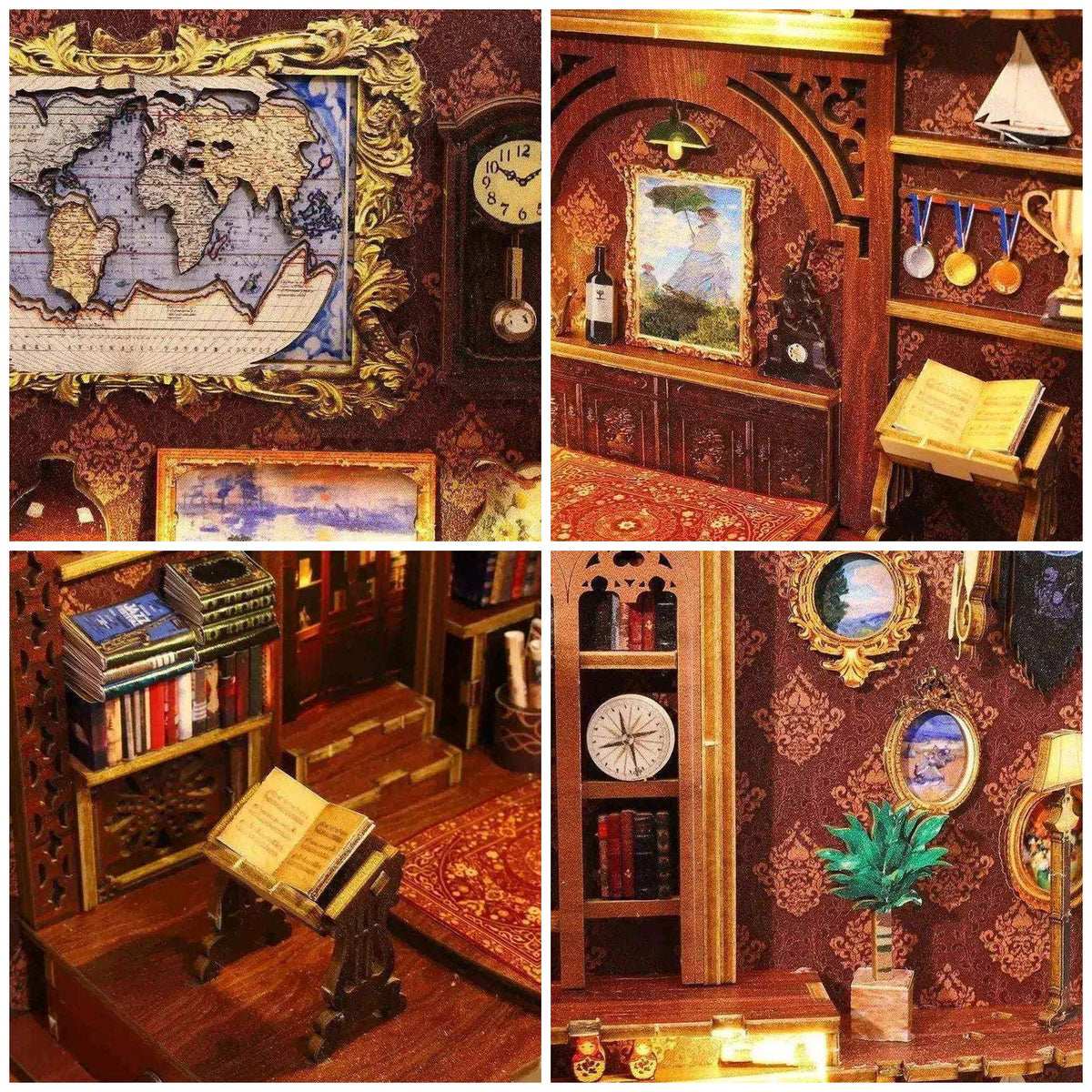 Book Nook Library of Books details produit