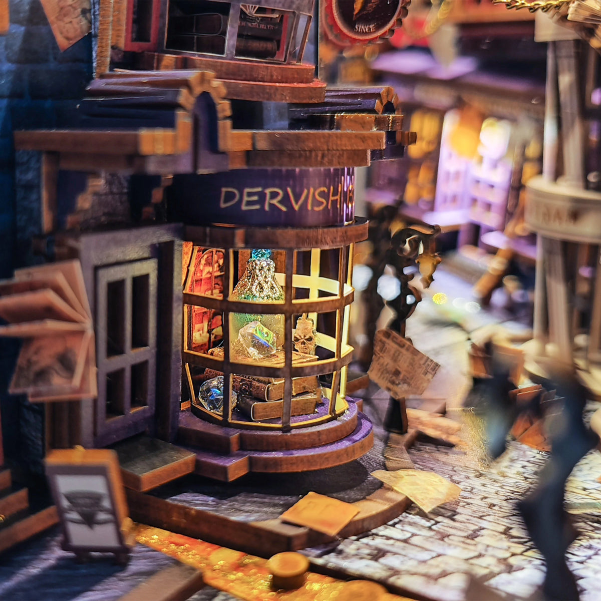 Book Nook Magic Night Alley