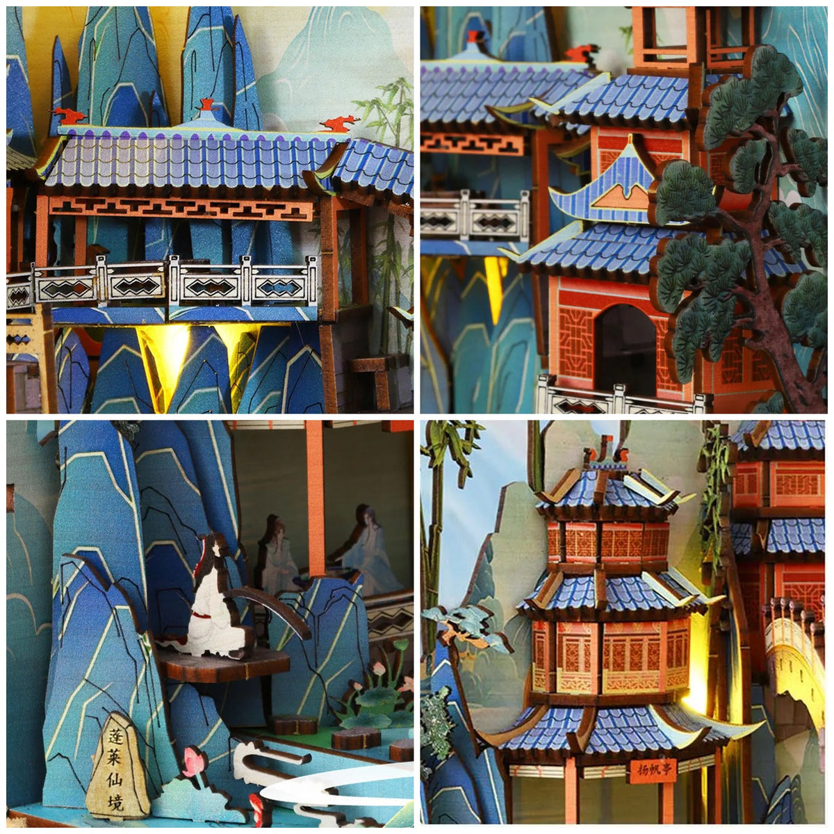 Book Nook Penglai Wonderland details produit