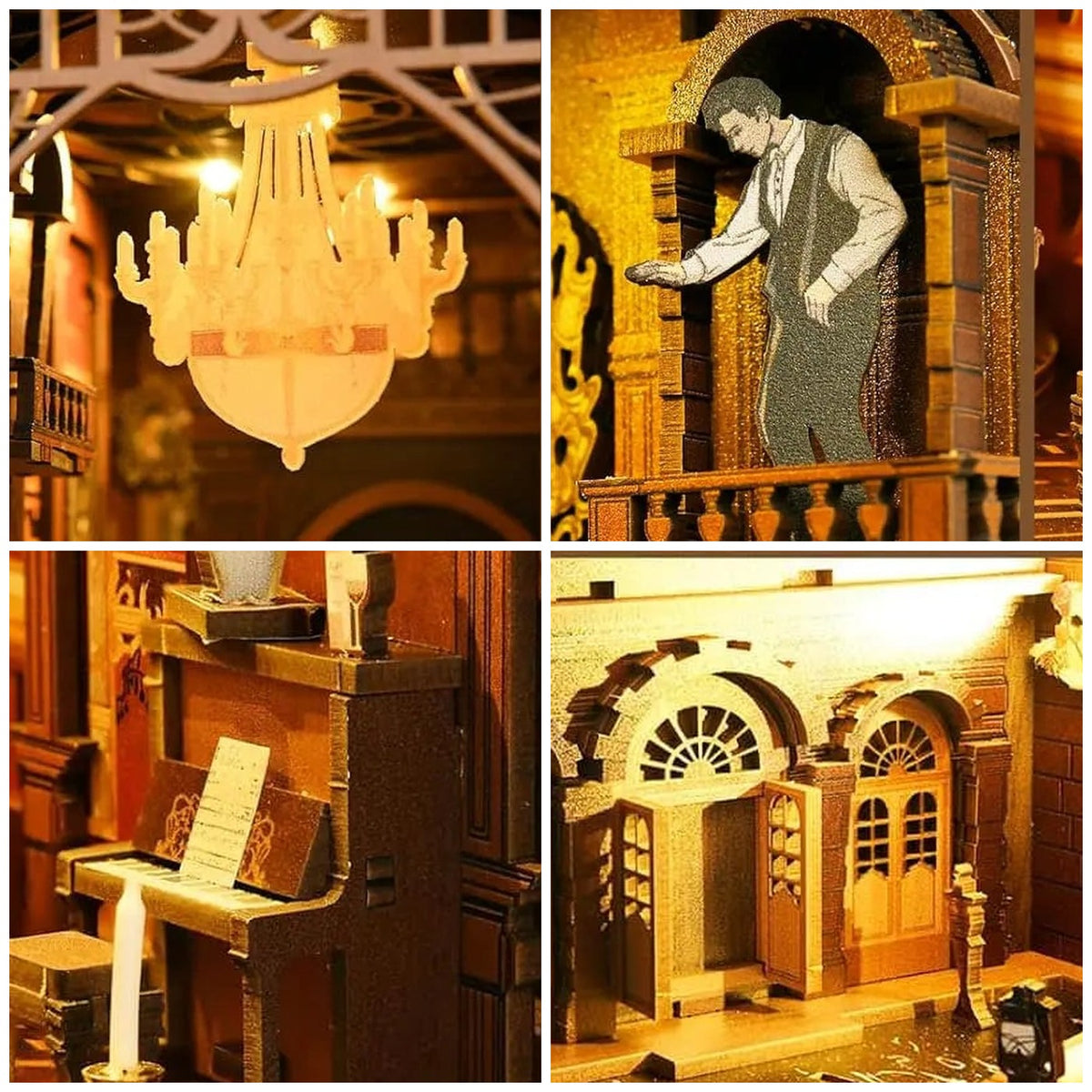 Book Nook Phantom of the Opera details produit