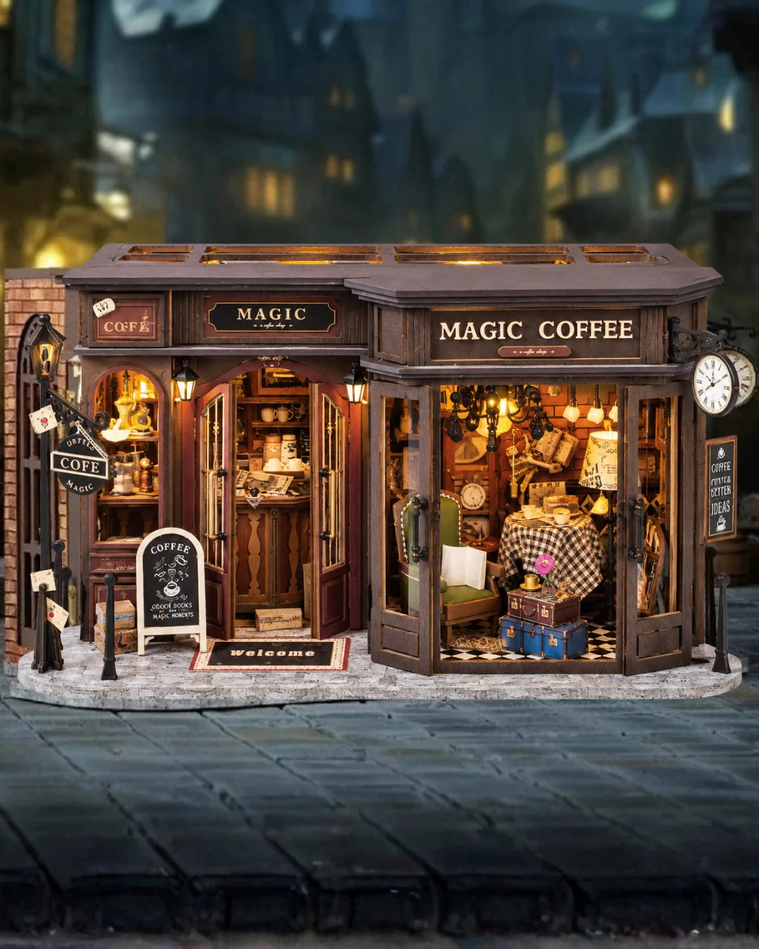 Book Nook Retro Magic Coffee Shop