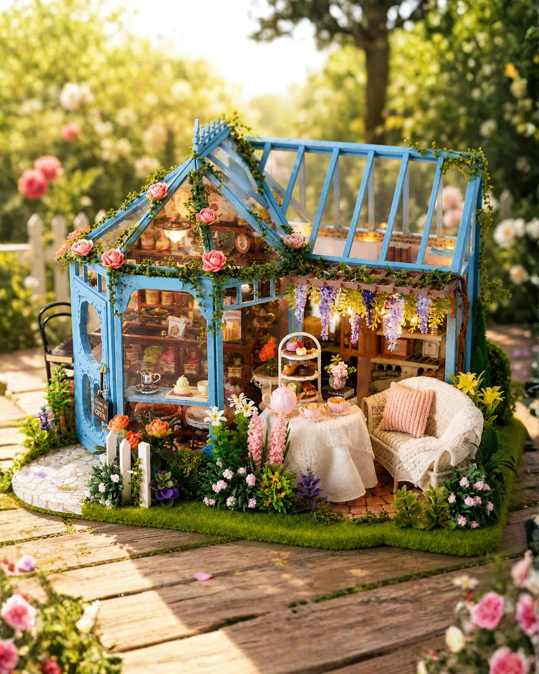 Book Nook Rose Garden Tea House