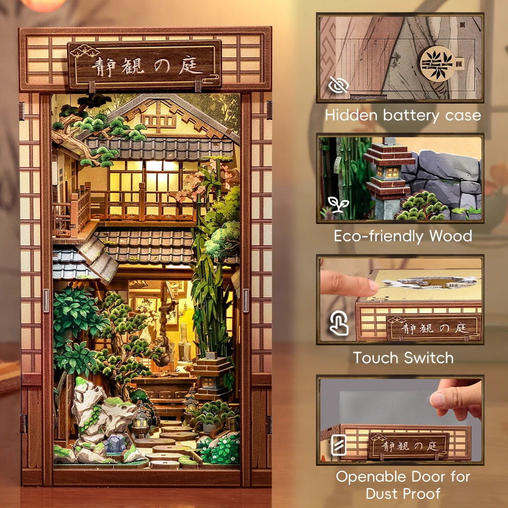Book Nook Serene Courtyard