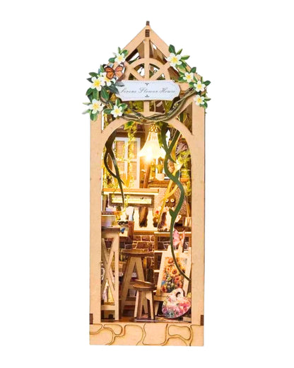 Book Nook Serene Flower House