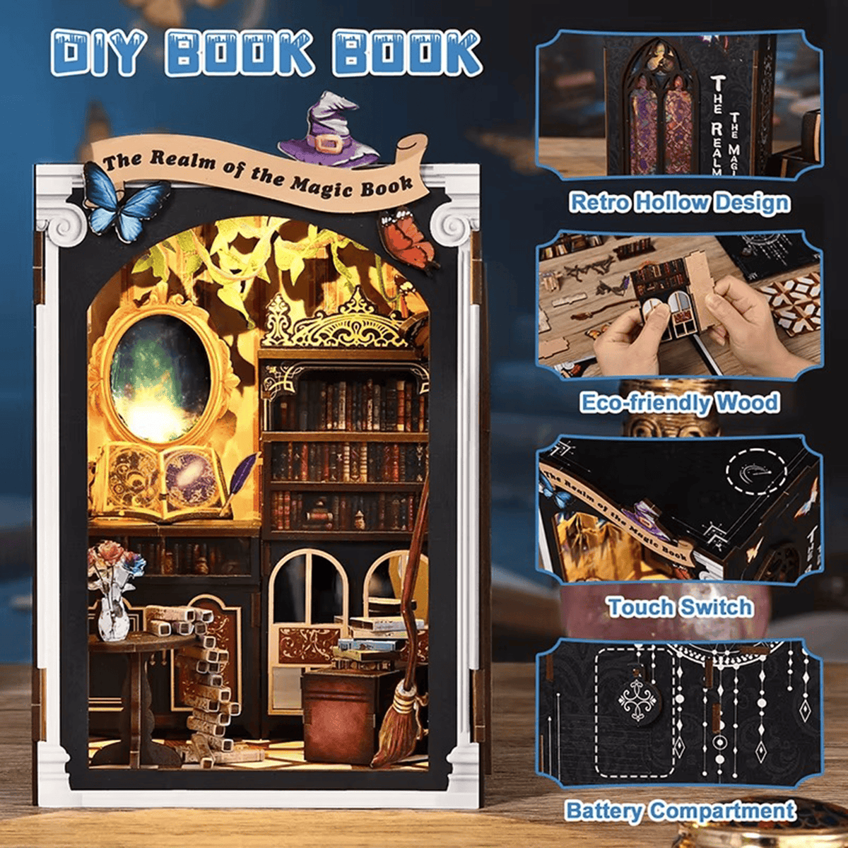 Book Nook The Realm of the Magic Book