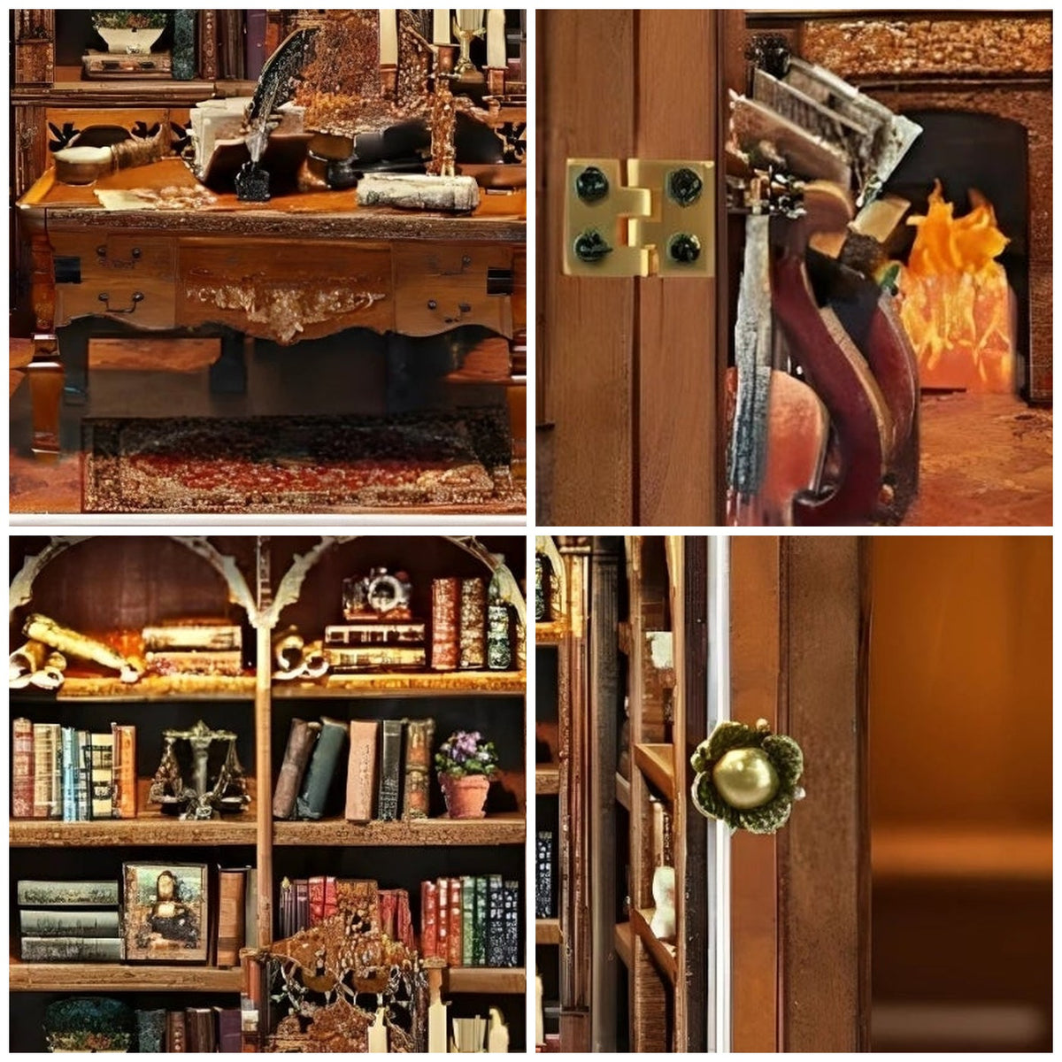 Book Nook Time Book House details produit