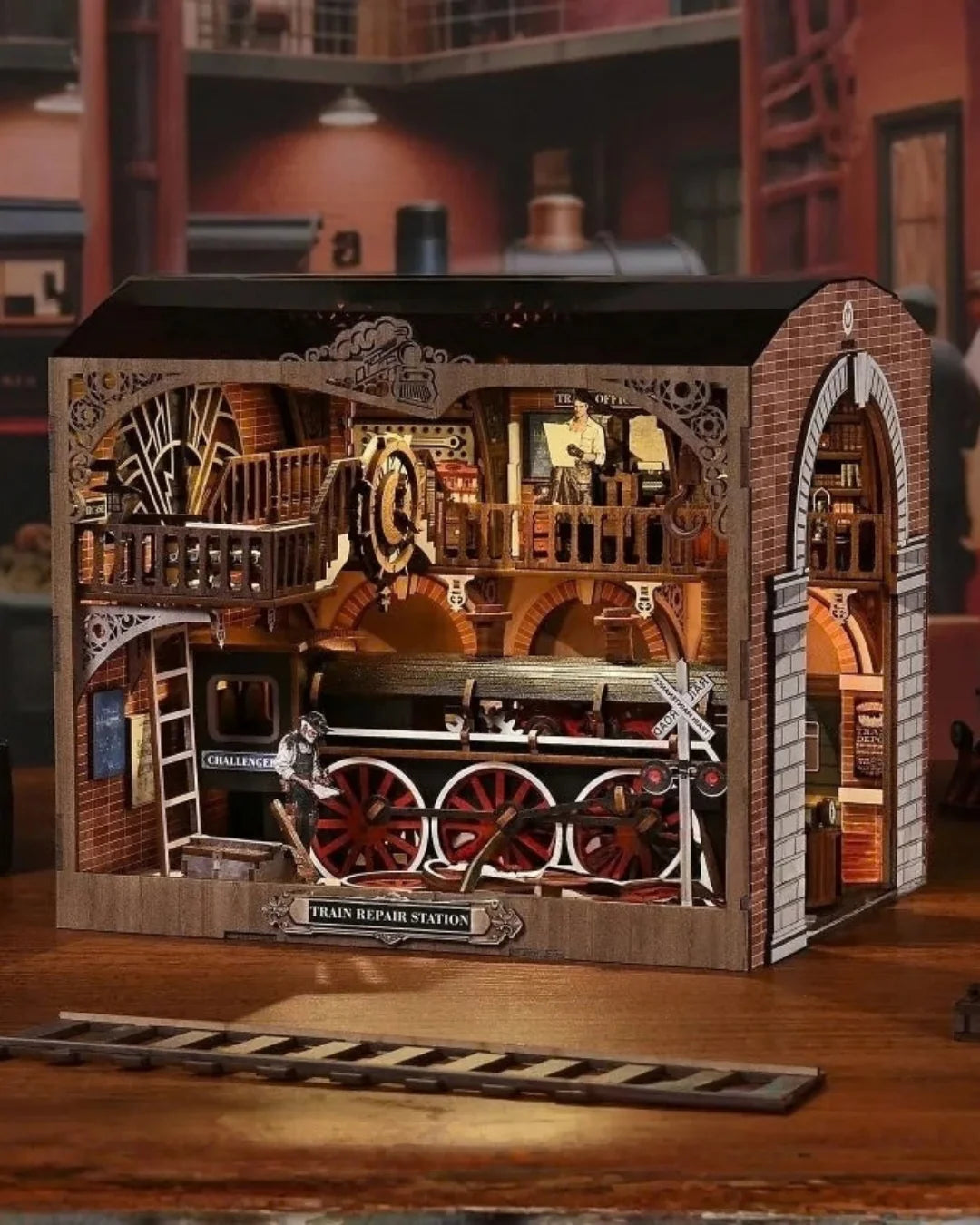 Book Nook Train Repair Station