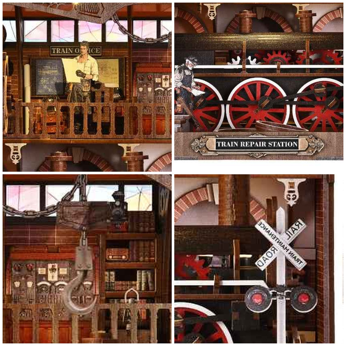 Book Nook Train Repair Station details produit